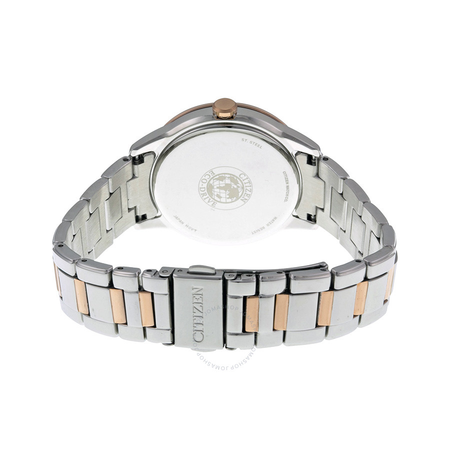 Citizen Silhouette Crystal White Dial Ladies Watch FD2016-51A