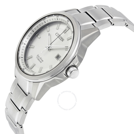 Citizen TI + IP Eco-Drive Silver Dial Men's Watch AW1490-50A