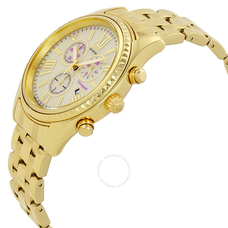Citizen Chronograph Champagne Dial Gold-Tone Stainless Steel Watch FB1362-59P