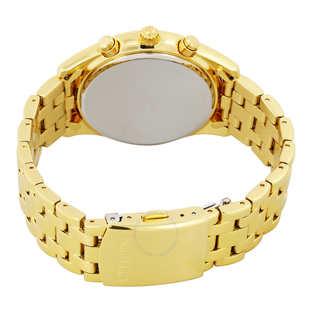 Citizen Chronograph Champagne Dial Gold-Tone Stainless Steel Watch FB1362-59P
