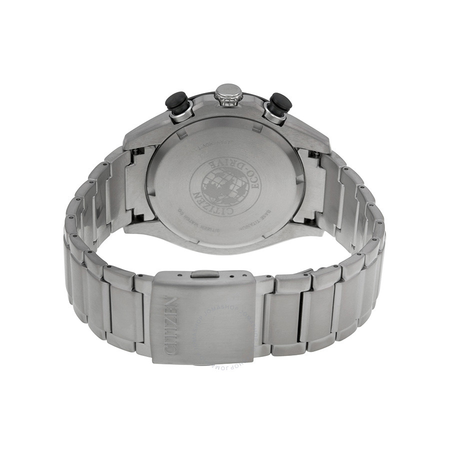 Citizen Eco Drive Black Dial Chronograph Titanium Men's Watch CA4240-82E
