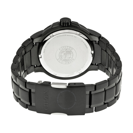 Citizen Eco Drive Blue Dial Black PVD Stainless Steel Men's Watch BN0095-59L
