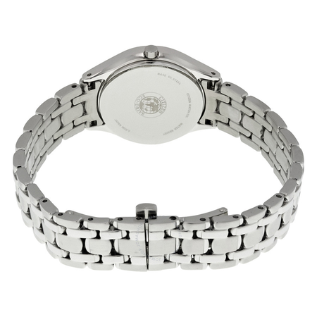 Citizen Eco-Drive Black Dial Diamond Stainless Steel Ladies Watch GA1060-57E