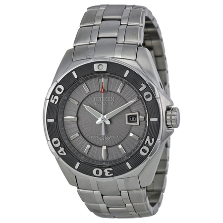 Citizen Signature Eco-Drive Silver Dial Stainless Steel Men's Watch BL1257-56A