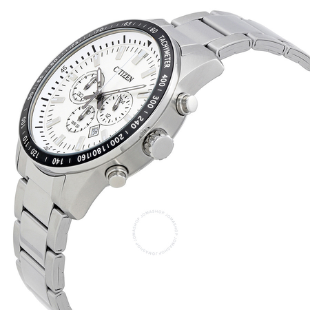 Citizen White Dial Men's Chronograph Watch AN8071-51A