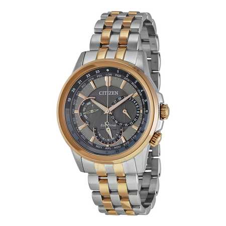 Citizen Calendrier Eco-Drive Dark Grey Dial Men's Watch BU2026-57H