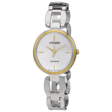 Citizen L Silver Dial Ladies Watch EM0424-53A