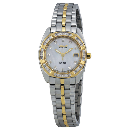 Citizen Paladion Mother of Pearl Dial Ladies Watch EW1594-55D
