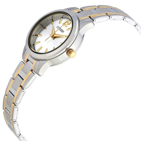 Citizen Silver Dial Two-tone Ladies Watch EL3034-58A