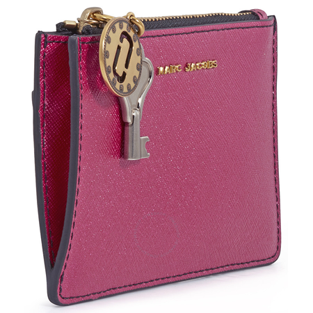 Marc Jacobs Saffiano Leather Wallet- Pink M0012602-650