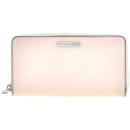 Rebecca Minkoff Ladies Zip Around Wallet Olivia Caviar Peony Lg Zip Around Wallet SU18EOCW45-687
