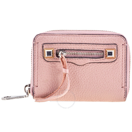 Rebecca Minkoff Ladies Zip Around Wallet Regan Antique Pink Mini Regan Zip Wallet SF16EPBW12-301