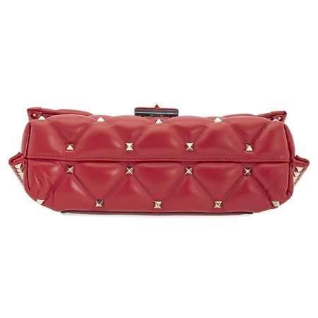 Valentino Candystud Quilted Shoulder Bag- Red QW0B0B83NAP-0RO