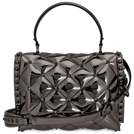 Valentino Candystud Top Handle Satchel- Grey RW2B0B55IIZ-W21