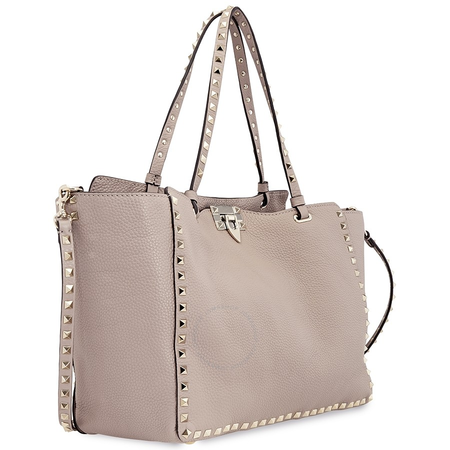 Valentino Medium Rockstud Tote- Poudre RW0B0970VSF P45