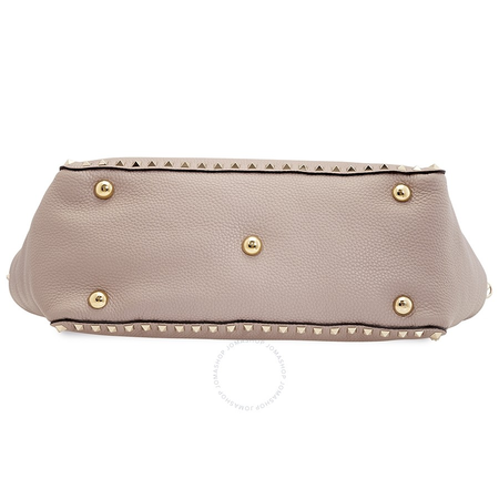 Valentino Medium Rockstud Tote- Poudre RW0B0970VSF P45