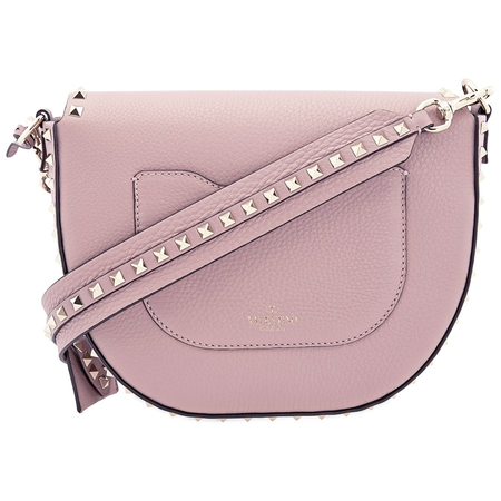 Valentino Pebbled Leather Crossbody- Lip Pink QW0B0A87VSL-I83