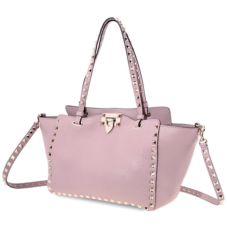 Valentino Rockstud Tote Bag- Lip Pink QW0B0037VSF-I83