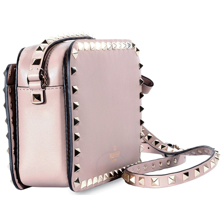 Valentino Small Rockstud Crossbody Bag- Powder Pink RW2B0148BOL-P45