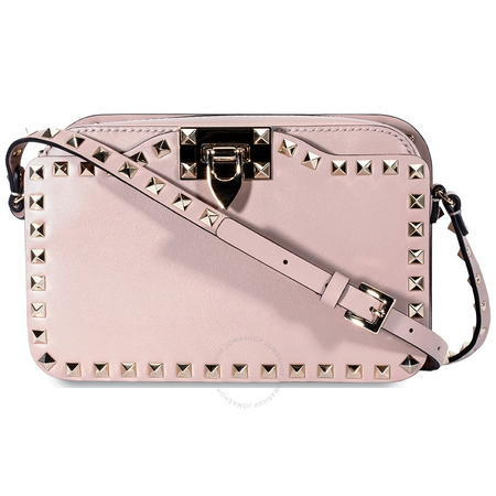 Valentino Small Rockstud Crossbody Bag- Powder Pink RW2B0148BOL-P45