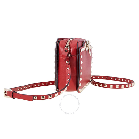 Valentino Small Rockstud Crossbody Bag- Red RW2B0148BOL-0RO