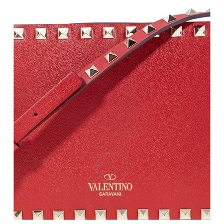 Valentino Small Rockstud Crossbody Bag- Red RW2B0148BOL-0RO