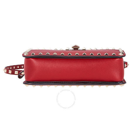 Valentino Small Rockstud Crossbody Bag- Red RW2B0148BOL-0RO