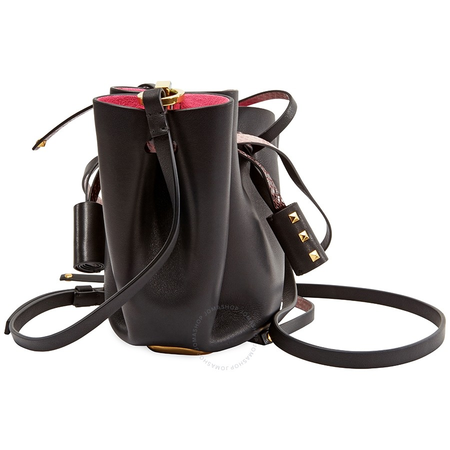 Valentino Small VLOGO Ayers Bucket Bag- Black RW0B0E18ZMD/E 0NO
