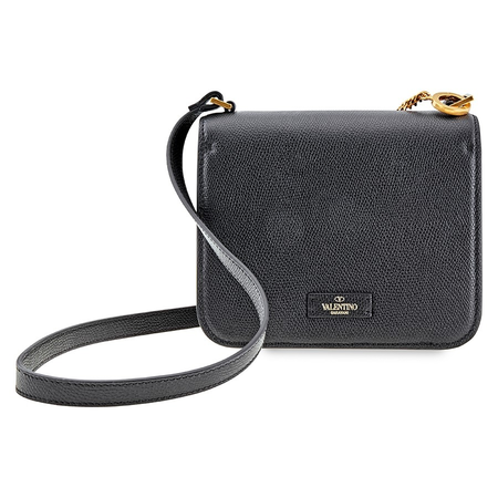 Valentino Small VSLING Shoulder Bag- Black SW0B0F01RQR 0NO