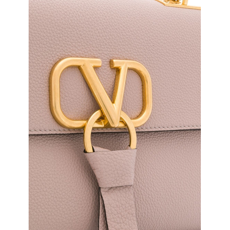 Valentino VRING Leather Crossbody Chain Bag- Poudre SW2B0E67ADA P45