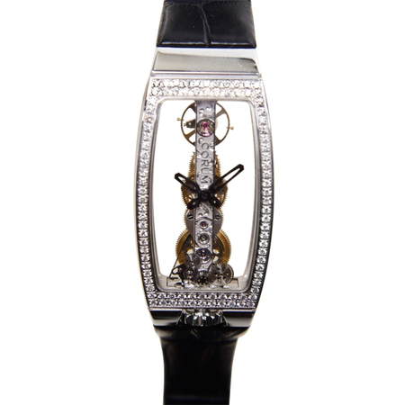 Corum Bridge Diamond Transparent Dial Unisex Watch 113.102.69/0001 0000