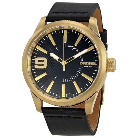 Diesel Rasp Black Dial Men's Watch DZ1801