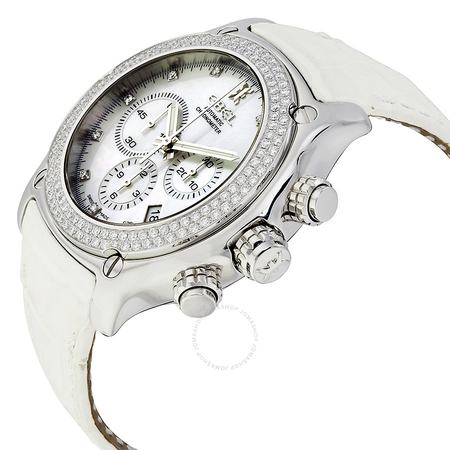 Ebel 1911 Mother of Pearl Dial Diamond Automatic Unisex Watch 9137l75-9930101