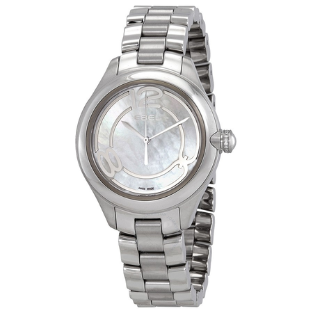 Ebel Onde Mother of Pearl Dial Stainless Steel Ladies Watch 1216103