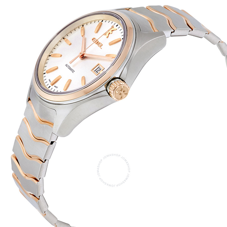Ebel Wave Silver Dial Automatic Men's Two Tone Watch 1216204