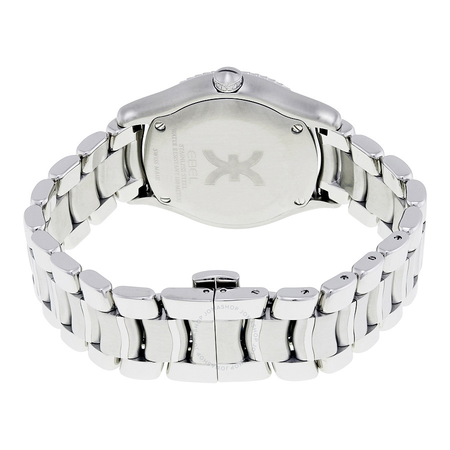 Ebel X-1 Silver Diamond Dial Stainless Steel Ladies Watch 1216110