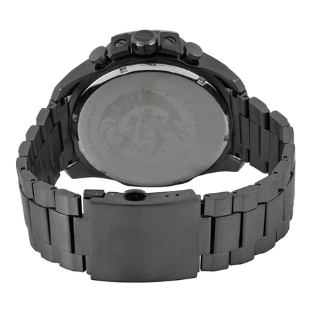 Diesel Open Box - Diesel  Mega Chief Chronograph Blue Dial Men's Watch DZ4329 DZ4329