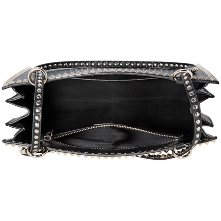 Valentino Rockstud Shoulder Bag- Black QW0B0C69KTQ-0NO