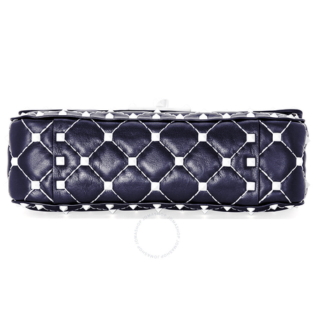 Valentino Rockstud Spike Small Shoulder Bag- Marine B0123RVH M30