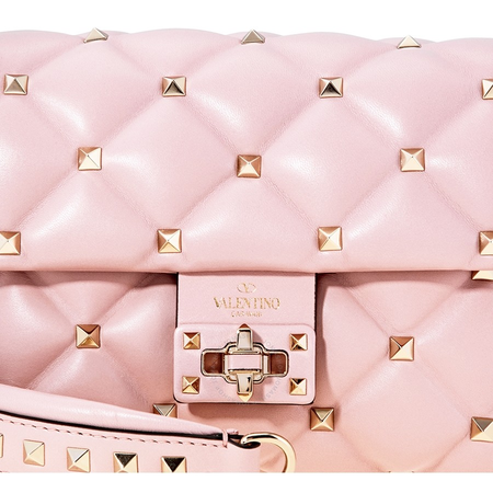 Valentino Small Candystud Crossbody Bag- Water Rose RW2B0C72NAP-W34