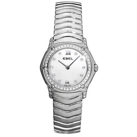 Ebel Classic Wave Mother of Pearl Dial Stainless Steel Ladies Watch 9090F29-971025
