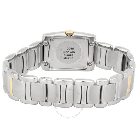 Ebel Brasilia Mini White Mother of Pearl Diamond Dial Steel Ladies Watch 1215768