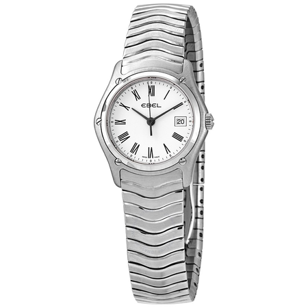 Ebel Classic Quartz White Dial Ladies Watch 1215430