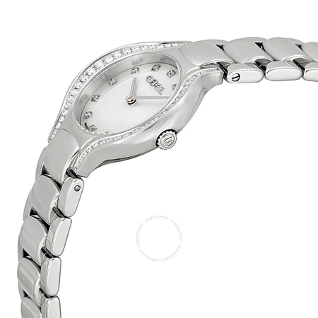 Ebel New Beluga Mini White Dial Stainless Steel Bracelet Ladies Watch 1215870