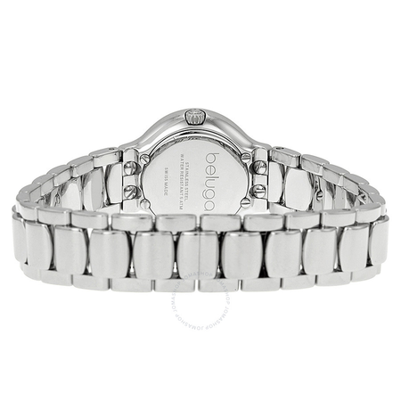 Ebel New Beluga Mini White Dial Stainless Steel Bracelet Ladies Watch 1215870