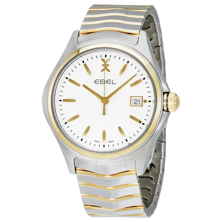 Ebel Wave White Dial Men's Watch 1216203