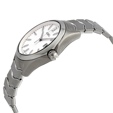 Ebel Wave White Dial Stainless Steel Men's Watch 1216201