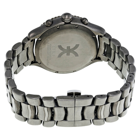 Ebel X-1 Chronograph Grey Dial Grey PVD Steel Men's Watch 1216121