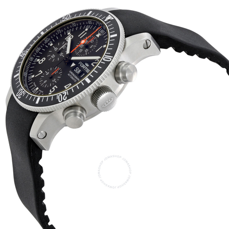 Fortis Cosmonauts Chronograph Black Dial Men's Watch 638.10.11 K