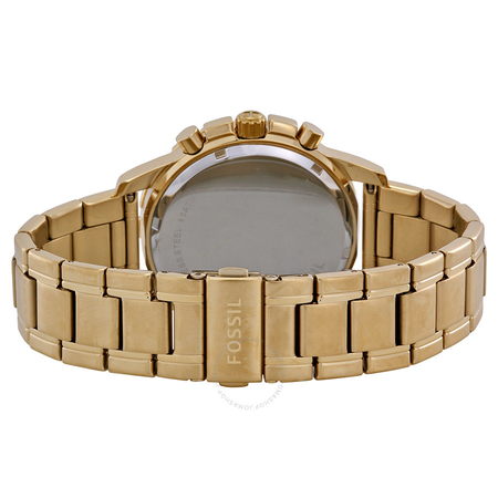 Fossil Dean Chronograph Champagne Dial Gold-tone Men's Watch FS4867